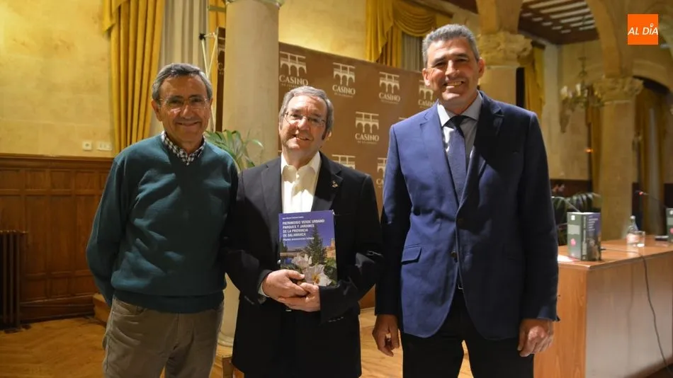 Presentación del libro ‘Patrimonio verde urbano: Parques y jardines de la provincia de Salamanca’. Foto: Lydia González