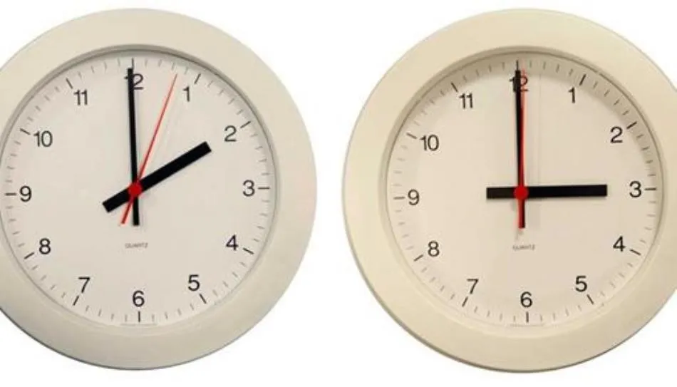 Este domingo tendrá una hora menos