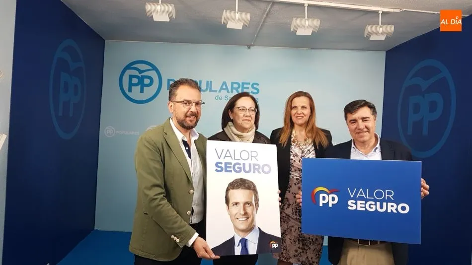 Valor seguro, lema del PP para las elecciones generales del 28 de abril