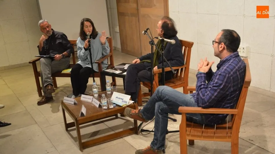 Víctor Angulo y José Luis Cancho han participado en la actividad. Foto: Lydia González