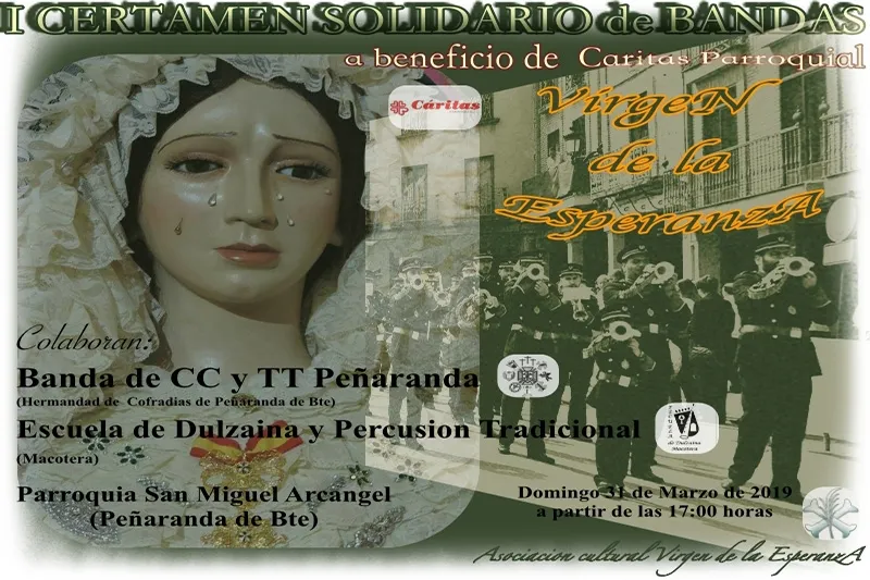 La iglesia parroquial acoge este domingo el I Certamen Solidario de Bandas organizado por Nuestra...