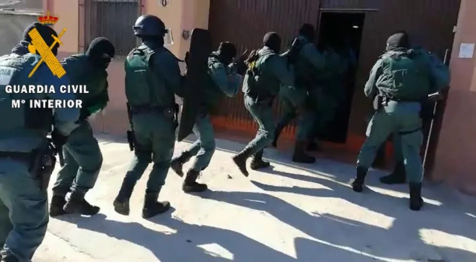 Redada de la Guardia Civil en Ciudad Rodrigo, con motivo de esta operación