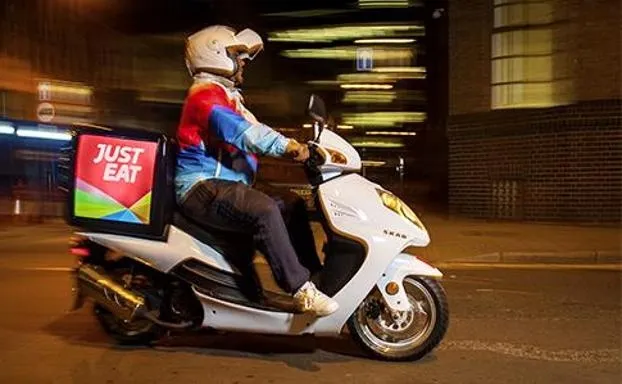 Repartidor de comida a domicilio