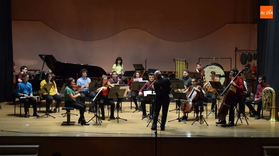 El director Zsolt Nagy, en el Conservatorio Superior de Castilla y León. Foto: Eva Fernández