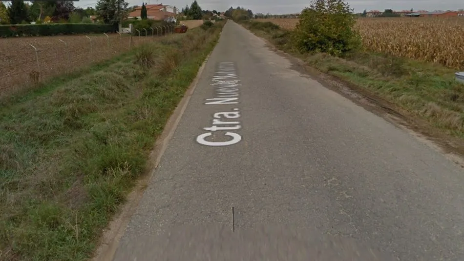 La mejora de la carretera de acceso a Nuevo Naharros, una obra muy demandada por los vecinos. Foto: Google MapsOto