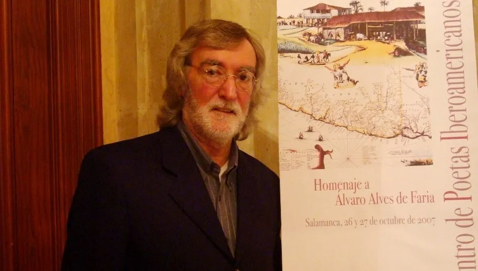 Alves de Faria en el Ayuntamiento de Salamanca, el año de su homenaje