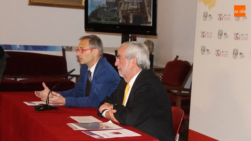 Los rectores de la USAL y de la UNAM, Ricardo Rivero y Enrique Graue Wiechers