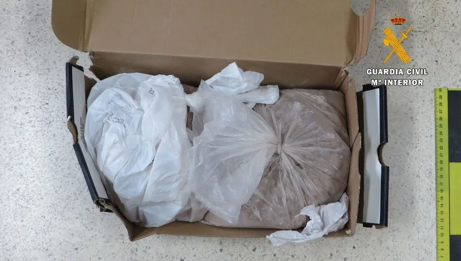 Droga intervenida en esta operación