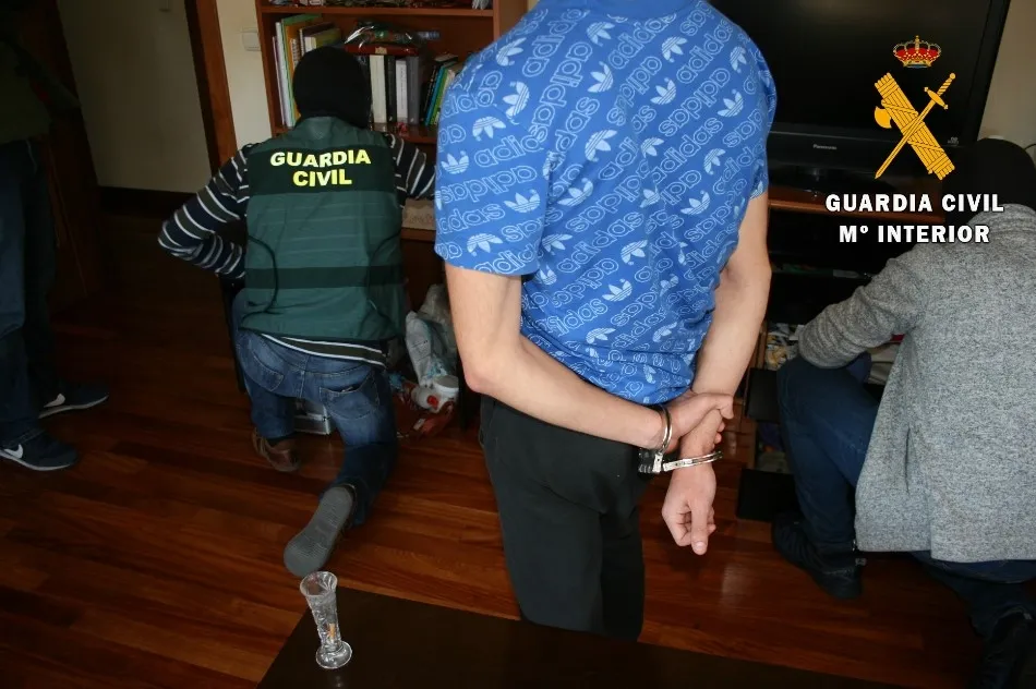 Uno de los registros realizados en estas dos operaciones de la Guardia Civil en la provincia de Salamanca