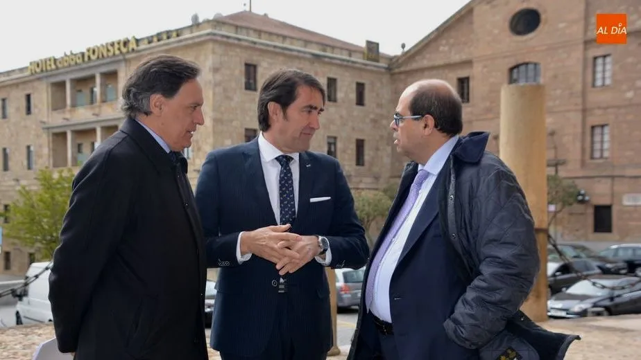 Carlos García Carbajos, Juan Carlos Suárez-Quiñones y Fernando Rodríguez. Foto: Lydia González