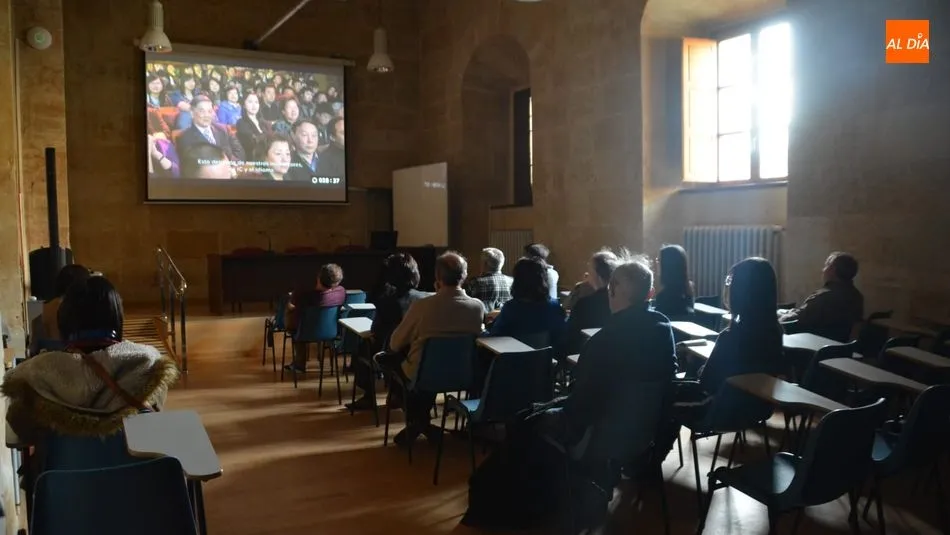 El documental se ha proyectado en la Casa de la Iglesia. Foto: Lydia González