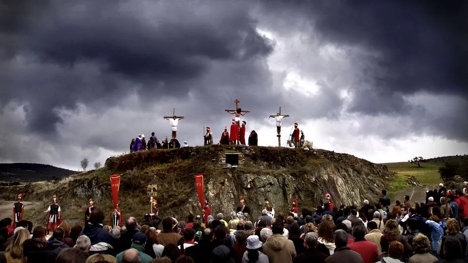 El Viernes Santo en Serradilla del Arroyo tiene lugar una conmovedora Pasión