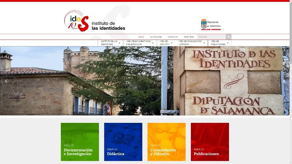 El Instituto de las Identidades de la Diputación de Salamanca estrena web