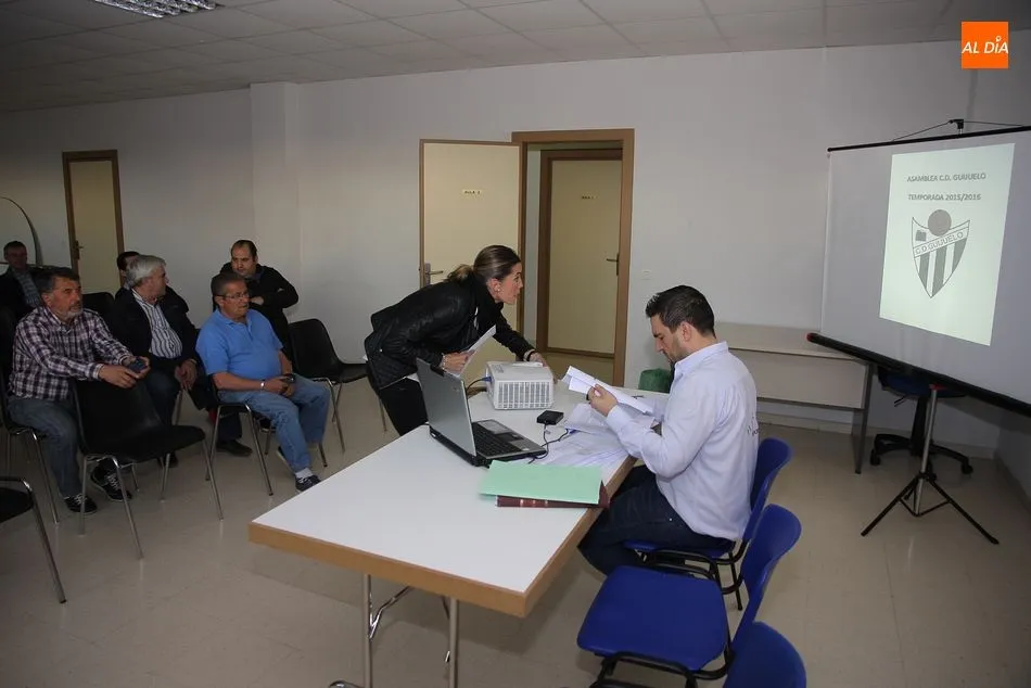 Jorge Hernández, actual presidente, en una asamblea de socios anterior