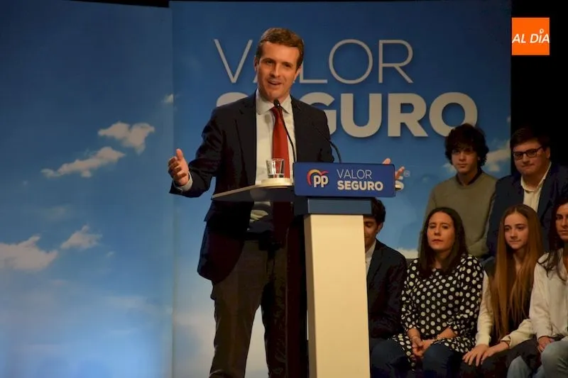 El líder popular visitó Salamanca el pasado 6 de abril