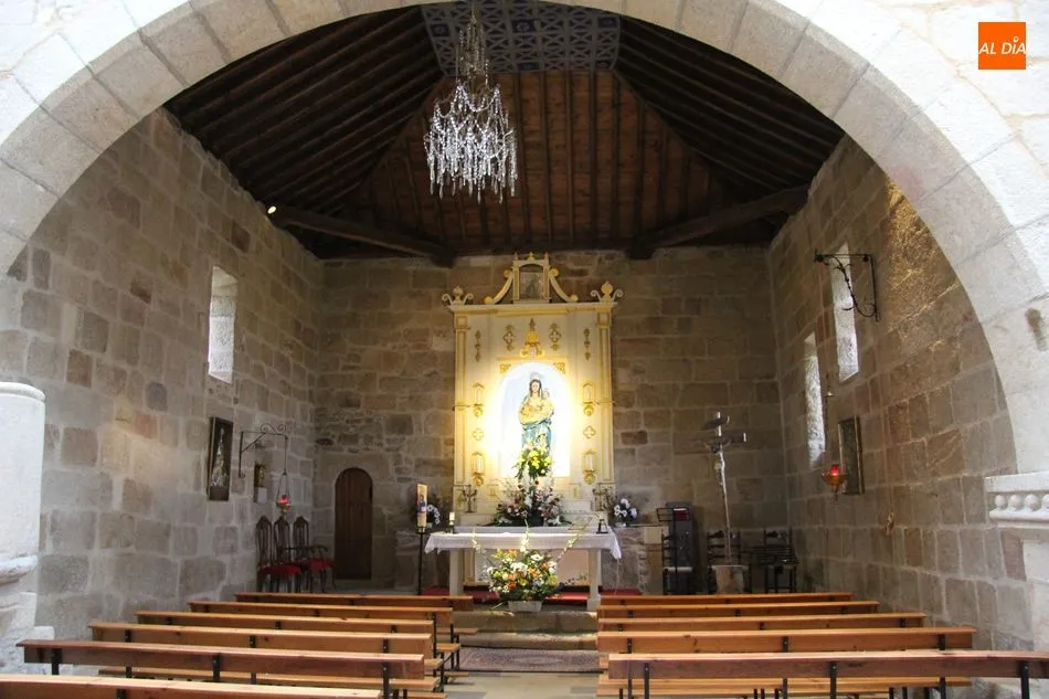 Interior de la ermita de Yecla de Yeltes