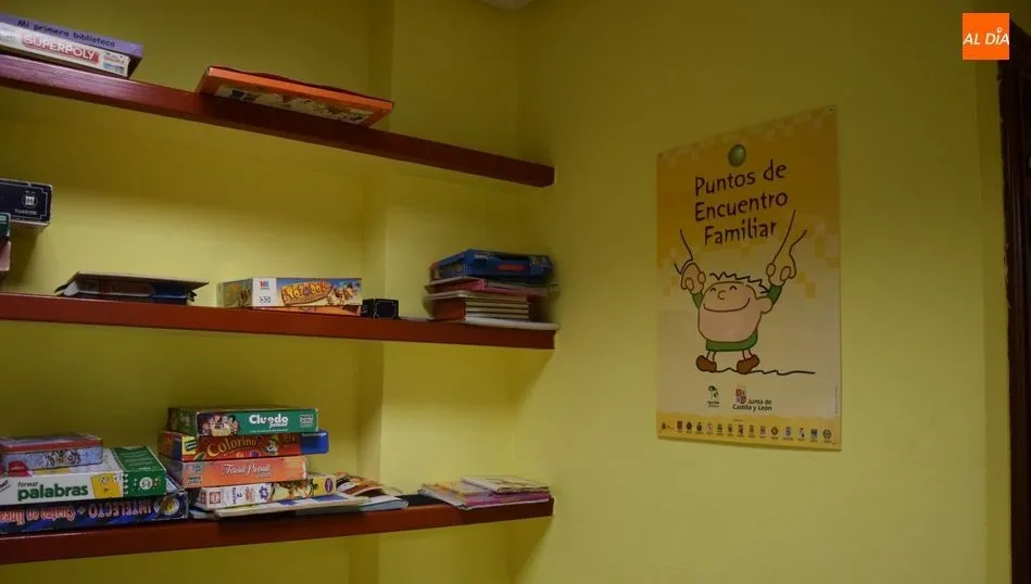 Los encuentros entre padres e hijos en este espacio son, en general, de dos horas. Foto: Eva Fernández