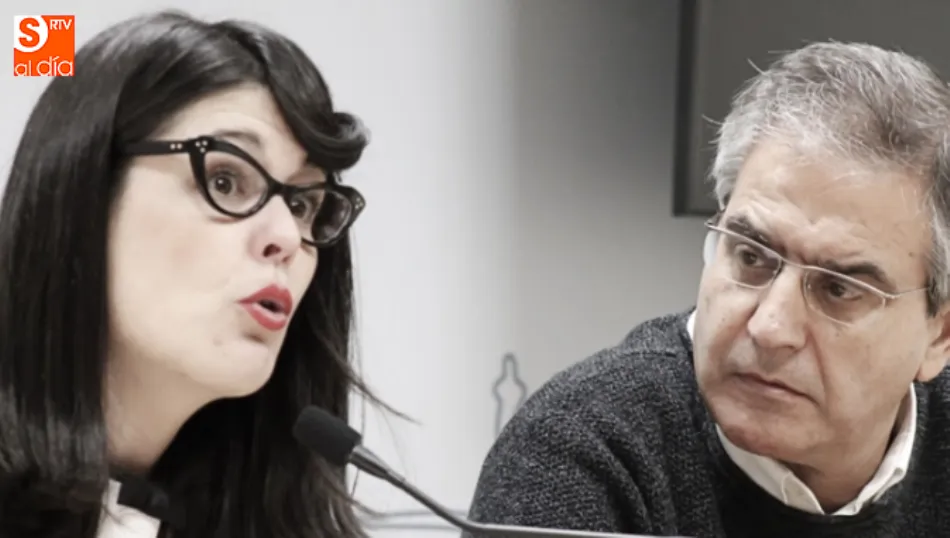 Virginia Carrera y Gabriel Risco, concejales de Ganemos Salamanca