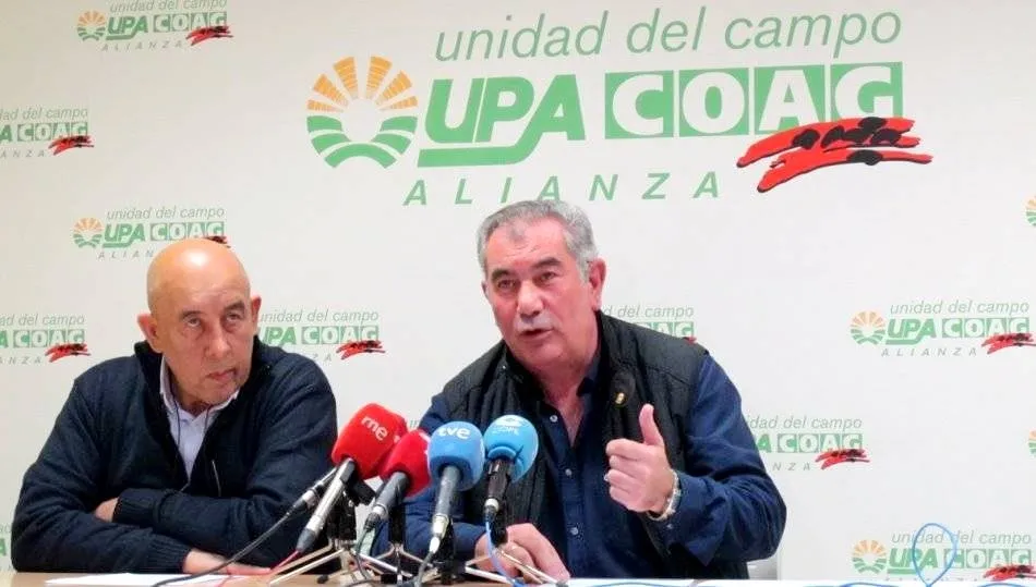 Aurelio Pérez y Aurelio González, coordinadores regionales de la Alianza UPA-COAG