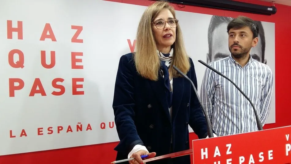 Los candidatos al Congreso y al Senado del PSOE de Salamanca, Ana Muñoz de la Peña y Fran Díaz