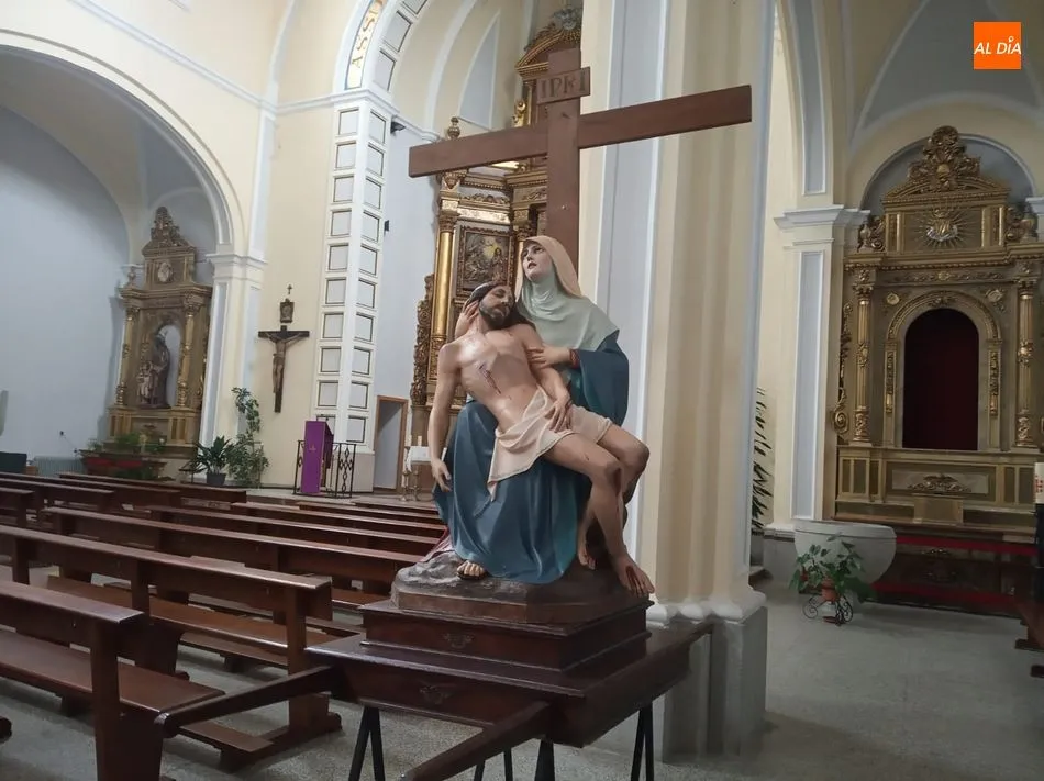 La Piedad, luciendo ya su aspecto tras la restauración