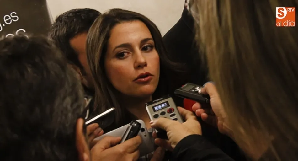 Inés Arrimadas, en Salamanca en diciembre de 2015