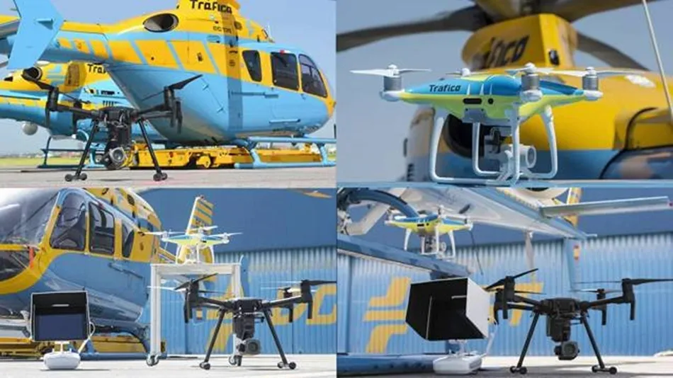 Imagen de los nuevos drones de la DGT