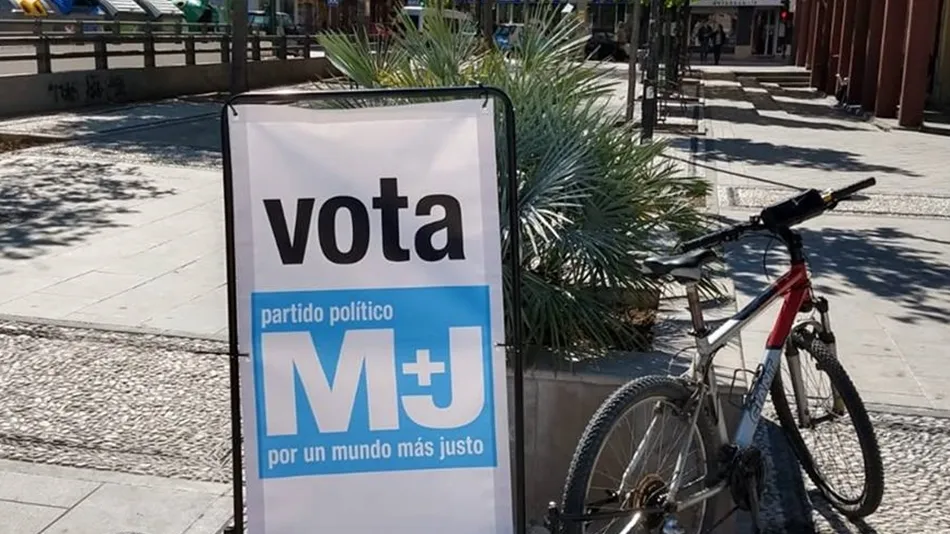 Por un mundo más justo, uno de los partidos minoritarios que concurren a estas elecciones generales. Foto: PUM+J