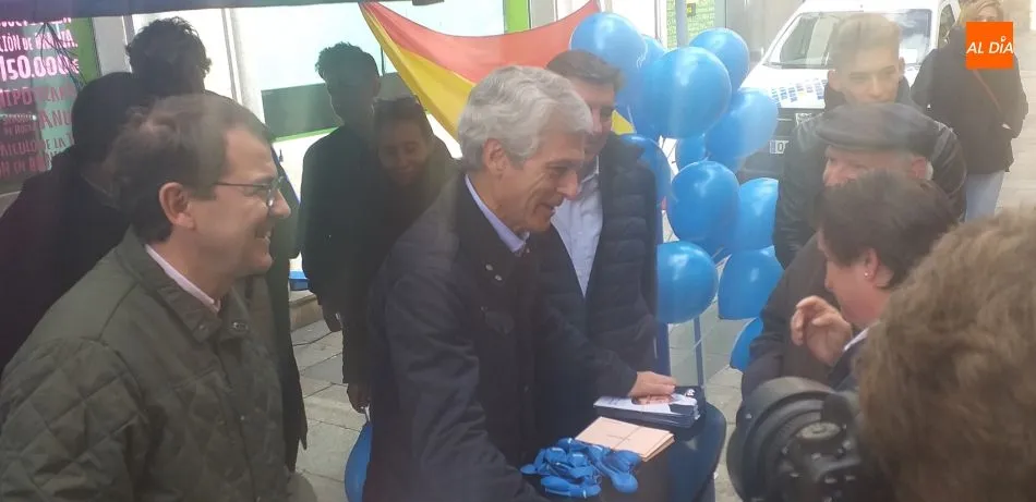 Adolfo Suárez Illana, junto a Alfonso Fernández Mañueco. Fotos: Tomás Juárez