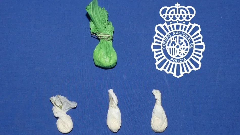 Droga intervenida por la Policía en esta detención