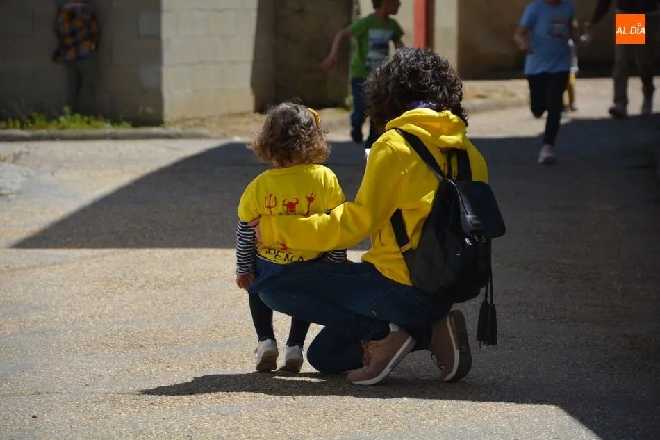 Los más pequeños disfrutan en el encierro infantil