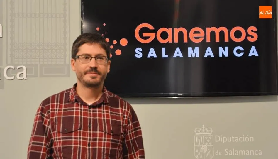 Gabriel de la Mora, diputado provincial de Ganemos Salamanca. Foto de Lydia González