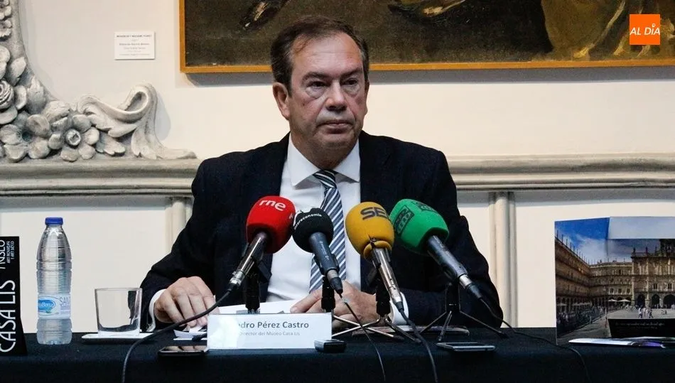 Pedro Pérez Castro, director del museo de la Casa Lis, en la presentación de esta iniciativa. Foto de Elena López