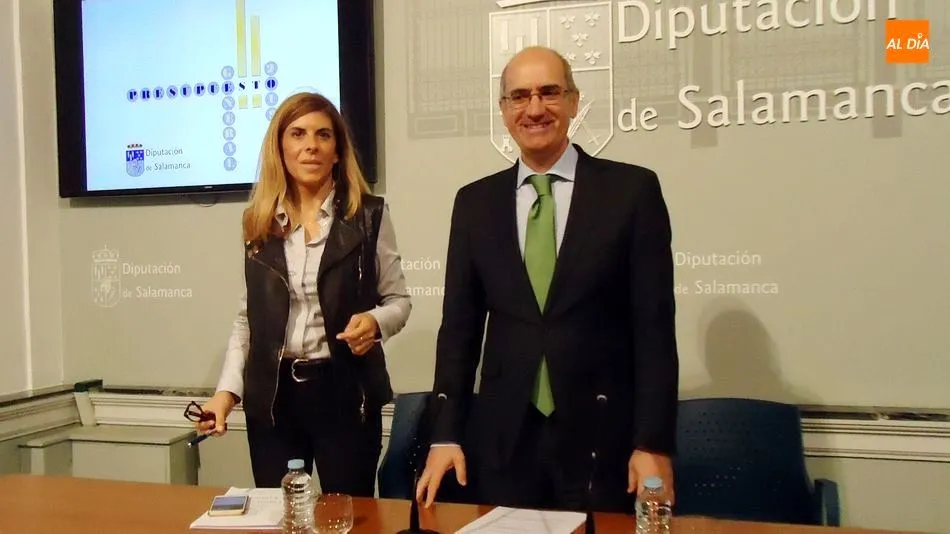 Javier Iglesias y Chabela de la Torre, presidente y vicepresidenta de la Diputación
