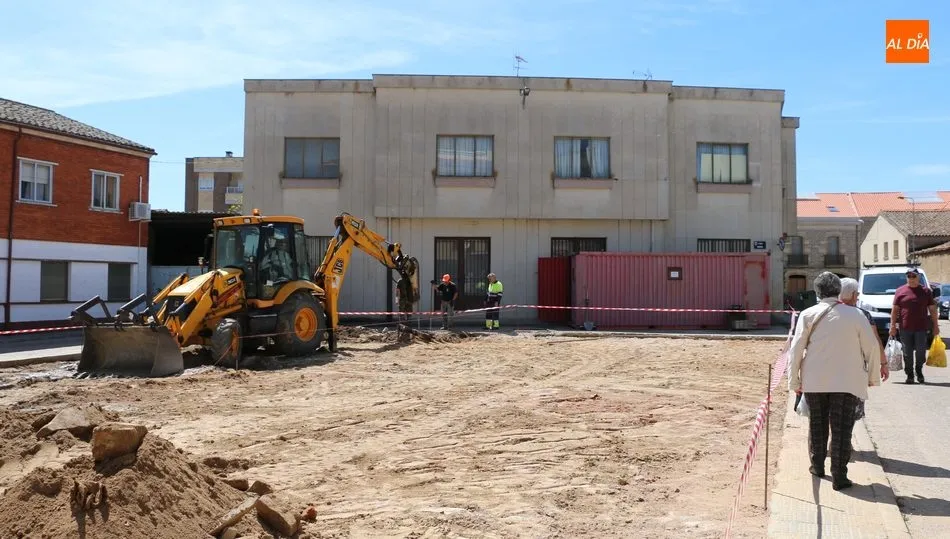 Comienzan las obras del que será el Parque de los Maestros en Vitigudino  