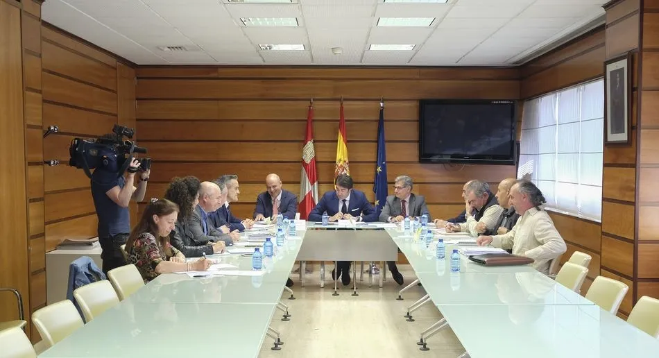Reunión del Consejo Agrario de Castilla y León con Asaja, UPA-COAG y UCCL