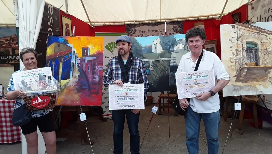 De d. a iz., Francisco Tomás Medina, Jesús Ezequiel Pérez y Mª Luz  Martín Santos