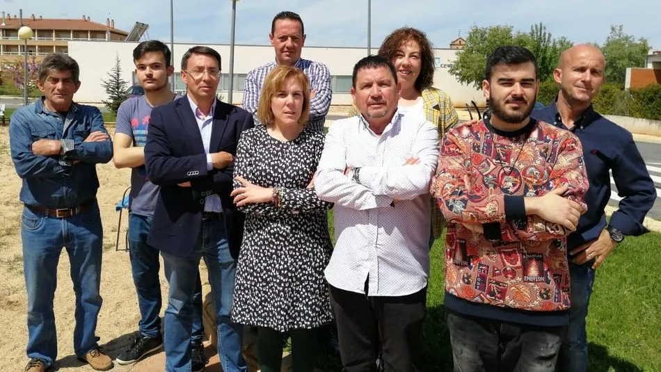 Integrantes de la candidatura del PSOE en Doñinos de Salamanca