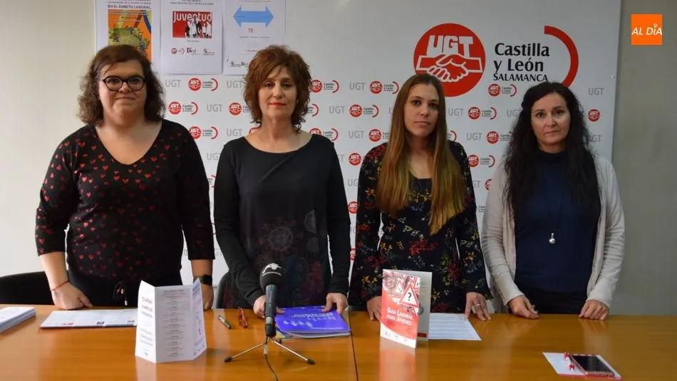 María Beltrán, Adela Martín, Virginia Villacastín y Antonia Isabel Guerrero. Foto de Eva Fernández