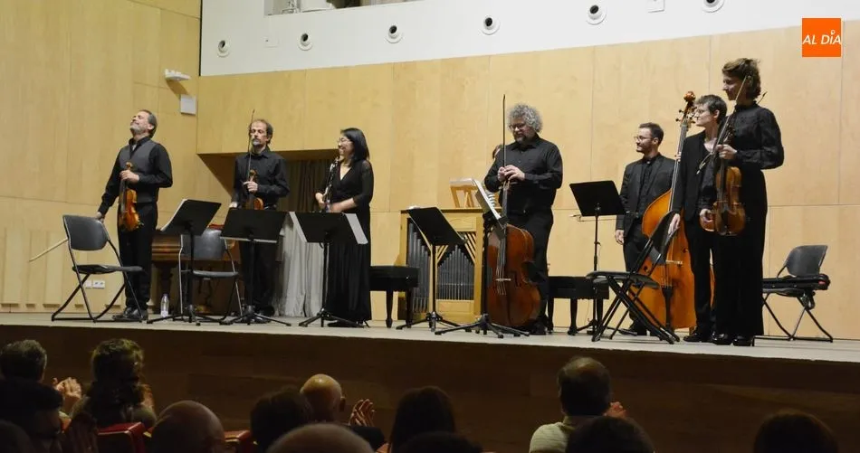 Café Zimmermann ha actuado en el Auditorio de la Hospedería Fonseca. Foto de Lydia González
