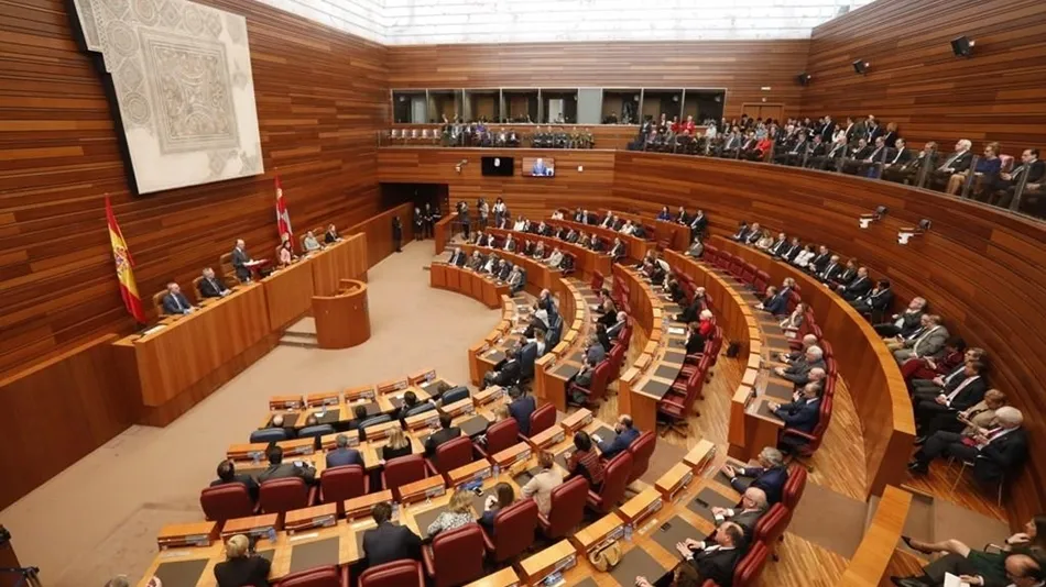 Imagen de archivo de las Cortes de Castilla y León durante la pasada legislatura.