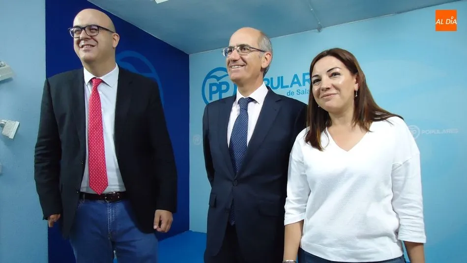 Carlos García Sierra, Javier Iglesias y Rosa Esteban