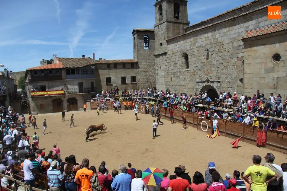 El suceso tuvo lugar durante el desencierro de uno de los novillos tras la capea de esta tarde / ARCHIVO