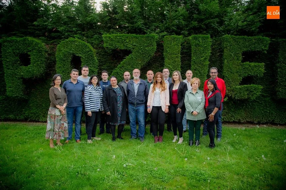 Foto oficial de los candidatos del PSOE en Guijuelo