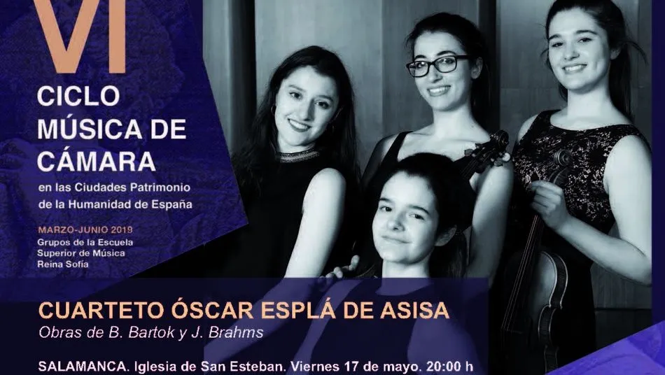 Concierto del Cuarteto Esplá de Asis en Sn Estebana