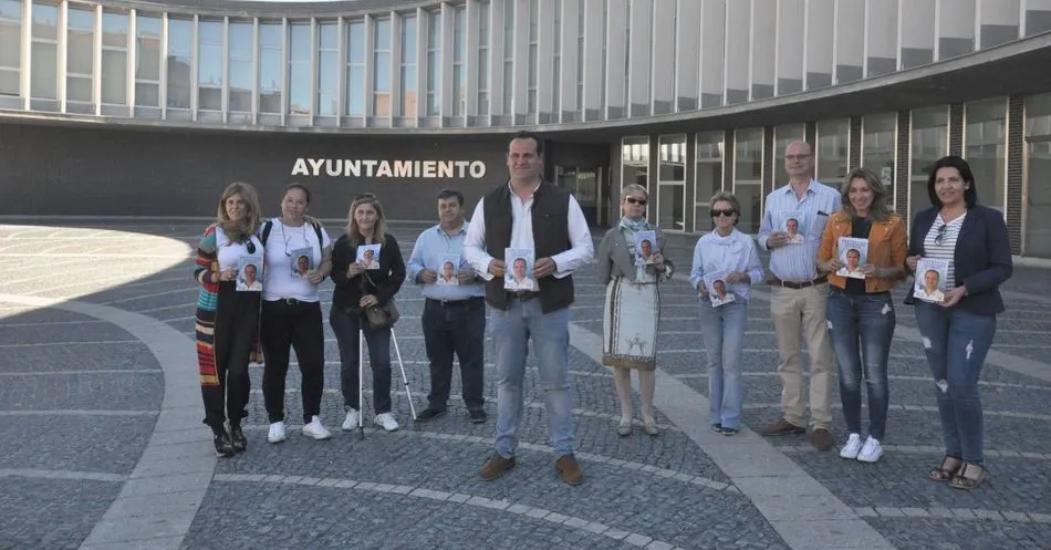 David Mingo y su equipo, en la presentación del programa electoral