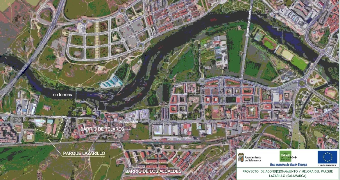 Plano del futuro parque Lazarillo