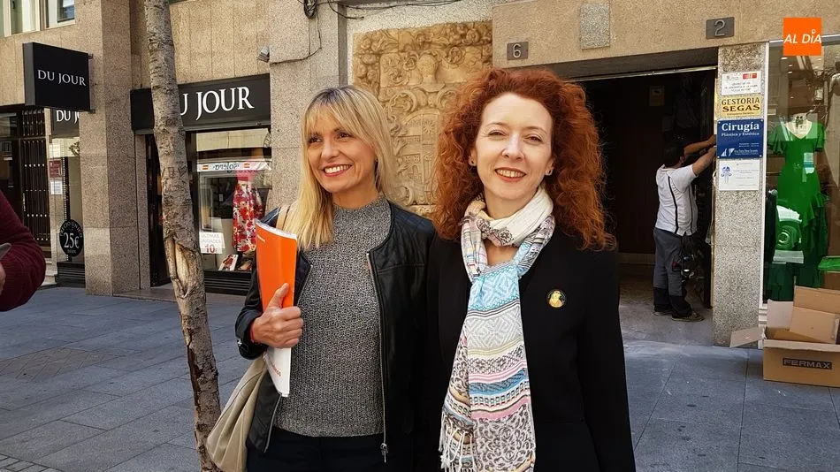 Ana Suárez Otero, tras su reunión con la Asociación de Ayuda a la Mujer ‘Plaza Mayor’