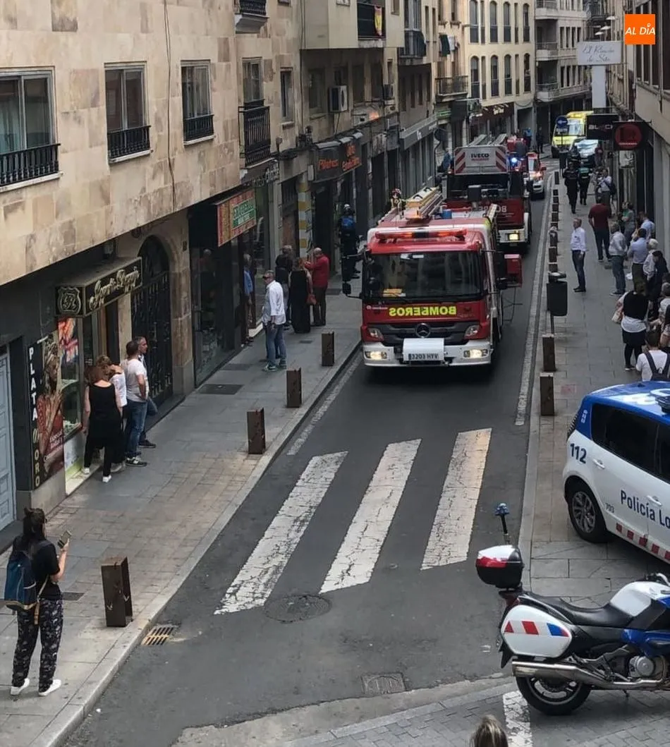 Los Bomberos intervinieron en el número 48 de la calle Bermejeros