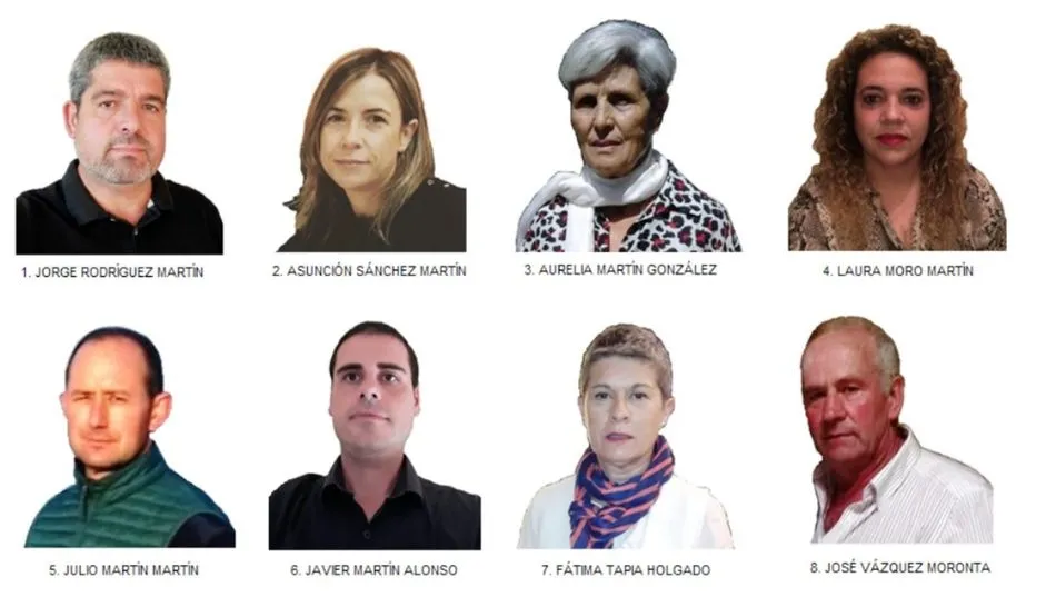 Integrantes de la candidatura del PSOE a las elecciones municipales en Villavieja de Yeltes